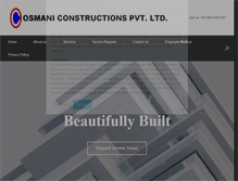 Tablet Screenshot of osmaniconstructions.com